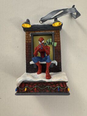 Superman Marvel Christmas Ornament Light Up Window DP1